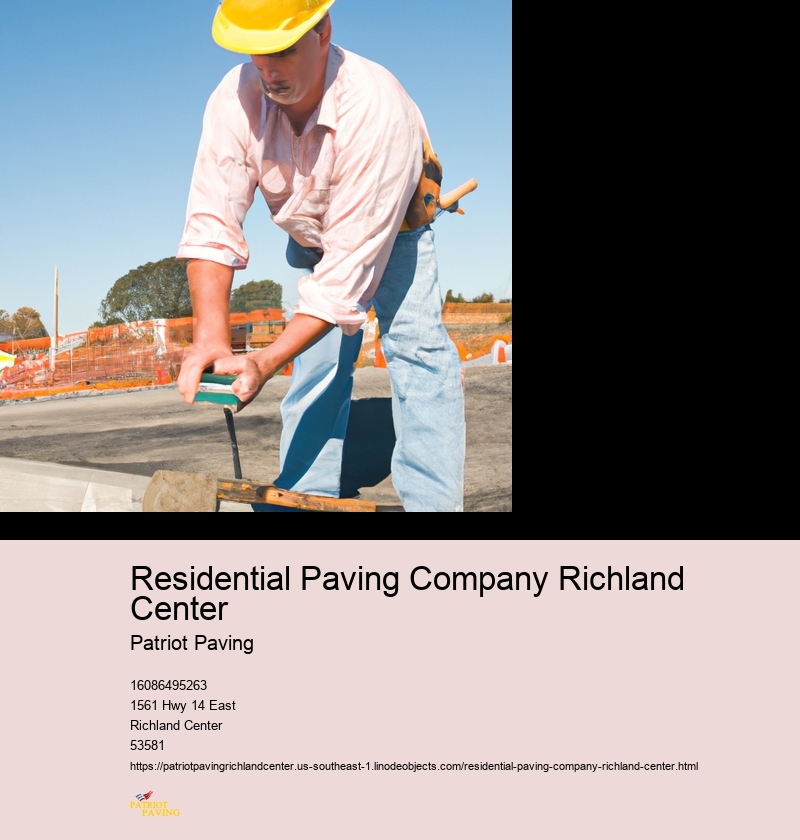 Residential Paving Company Richland Center